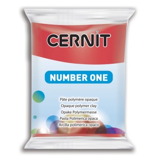 Полимерный моделин Cernit "Number One" #400 красный, 56гр.