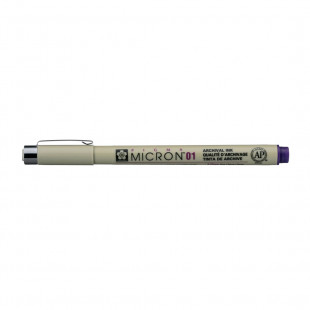 Ручка капиллярная Sakura "Pigma Micron" 01 Фиолетовый