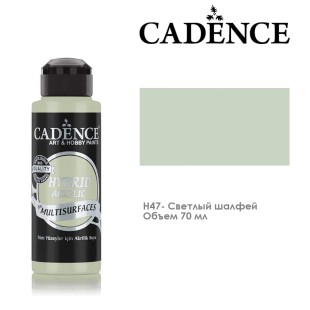 Краска акриловая Cadence "Hybrid" 70мл №H47 светлый шалфей