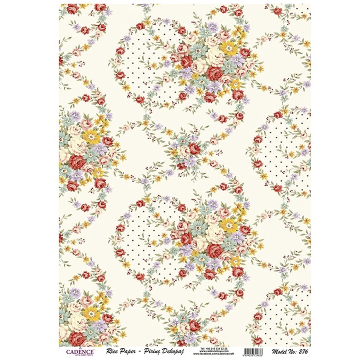 Рисовая карта "Rice paper" 30х42см, RDP276