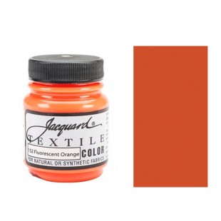 Краска по светлым тканям Jaсquard "Textile Colors" #152 оранжевый флуоресцентный (нерастикающаяся), 67 мл