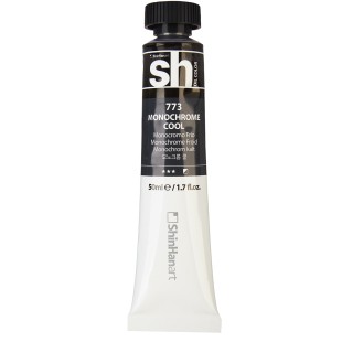 Краска масляная ShinHan "Sh" №773 Серый монохромный холодный, туба 50мл 