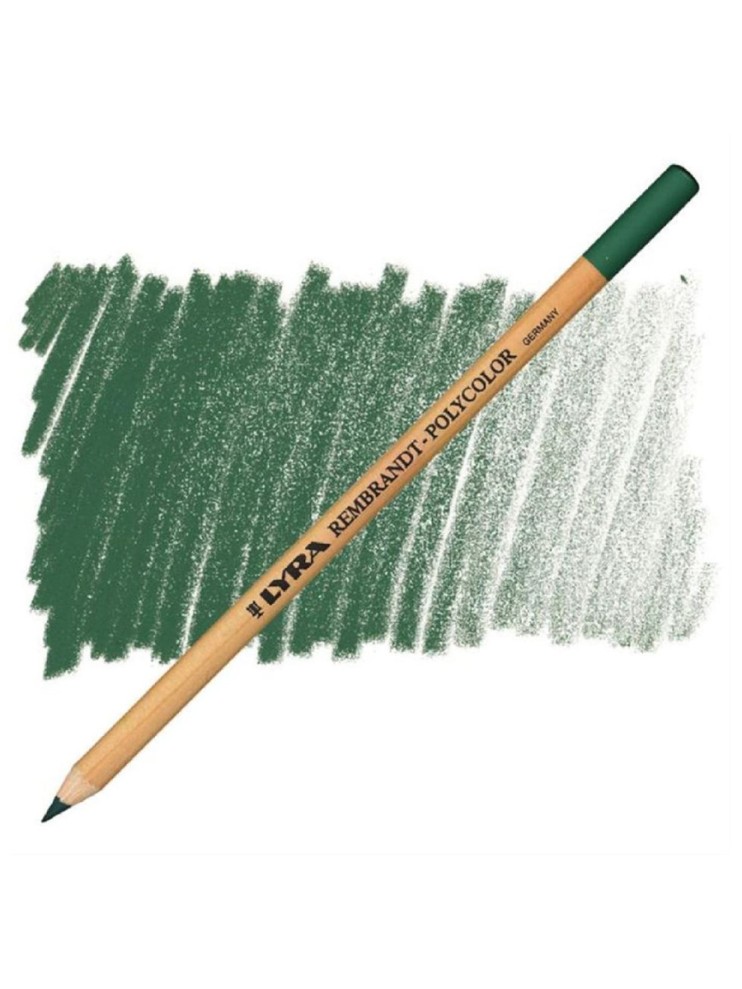Карандаш цветной Lyra "REMBRANDT POLYCOLOR" 065 Jupiter Green/ Зеленый Юпитер  