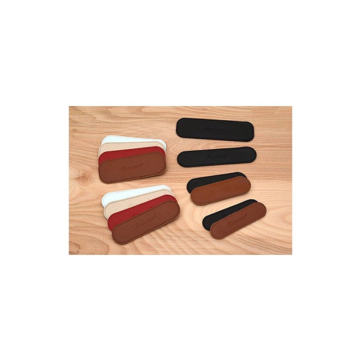 Чехол кожаный Kaweco "Eco" для 2 коротких ручек, Black (10000616)