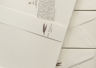 Набор бумаги ручного литья Amatruda "Amalfi" 10 шт: карточки (13.5х8.5 см) и конверты (14х9 см)