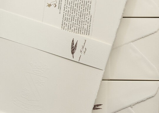 Набор бумаги ручного литья Amatruda "Amalfi" 10 шт: карточки (13.5х8.5 см) и конверты (14х9 см)