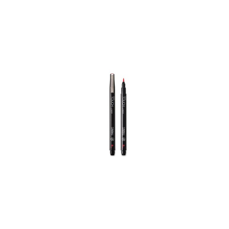 Капиллярная ручка "Touch liner" brush, wine red