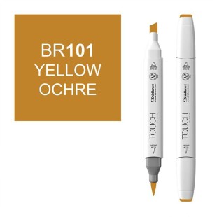 Маркер Touch Twin "Brush" цвет BR101 (охра желтая)