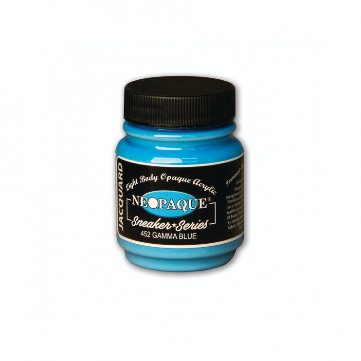 Суперкроющая краска по ткани Jaсquard "Neopaque" #452 Gamma Blue (голубой), 66мл