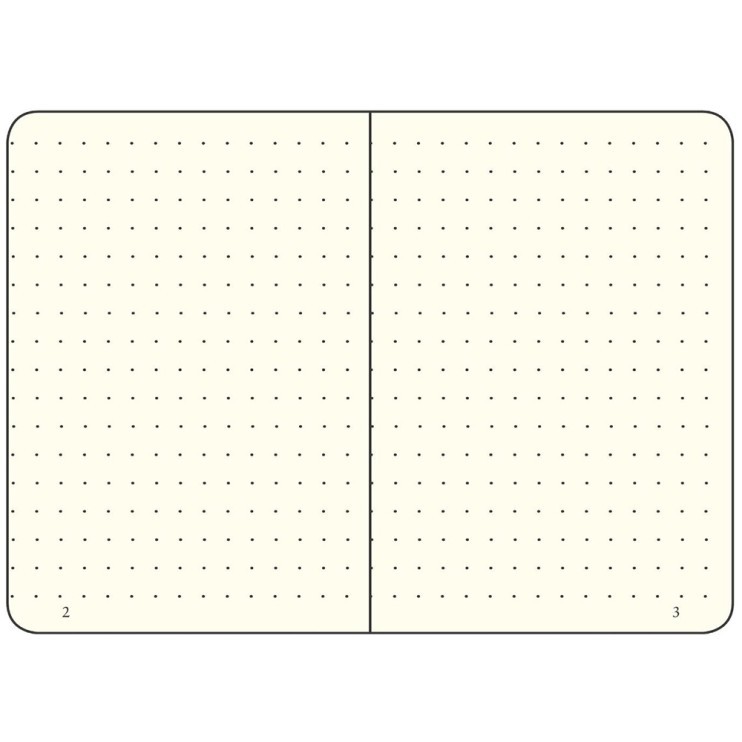 Блокнот в точку Leuchtturm1917 "Monocle" A6, 96л, 80гр/м², твердая обложка, Желтый,