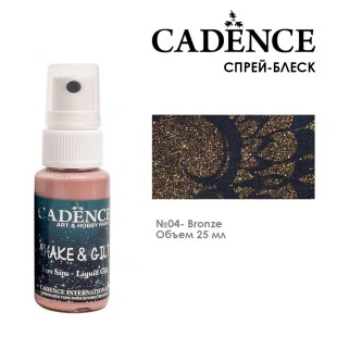 Cпрей-блеск "Shake&Gilt" 25мл, SGLG04 бронза