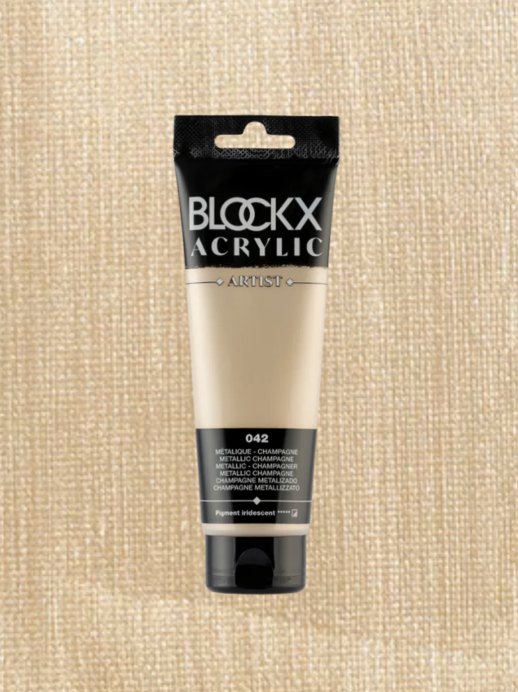 Акрил Blockx Artist №42 Metallic champagne/ Шампань, 120мл