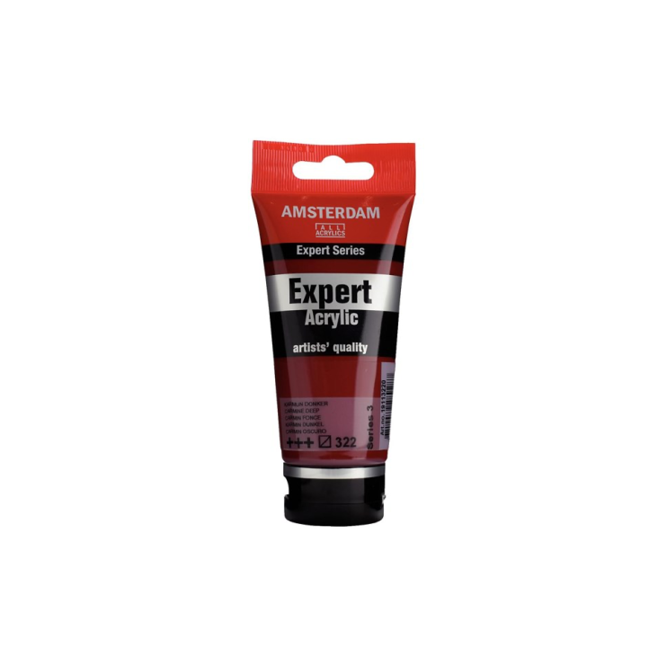 Краска акриловая "Amsterdam Expert" №322 Карминовый насыщенный / 75мл