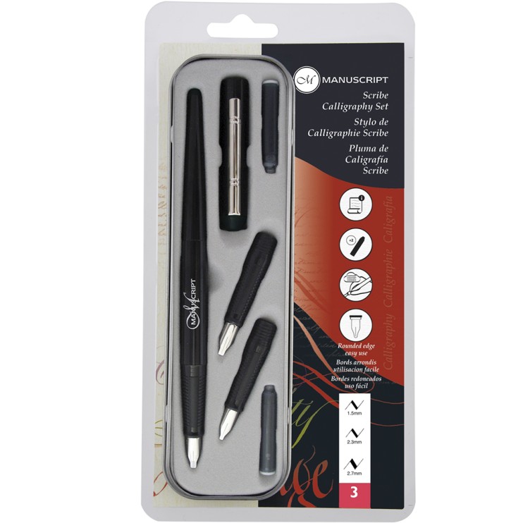 Перьевая ручка Manuscript "Master Scribe 3" с аксессуарами в пенале 