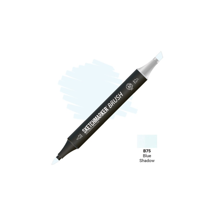 Маркер SketchMarker "Brush" B75 Синяя тень