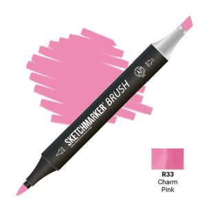 Маркер SketchMarker "Brush" R33 Очаравательный розовый