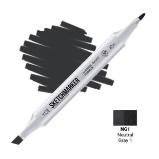 Маркер двусторонний Sketchmarker "Classic" NG1 Нейтральный серый 1