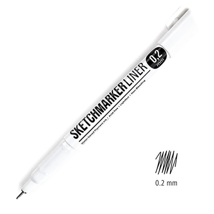 Линер Sketchmarker "Liner" 0.2 черный