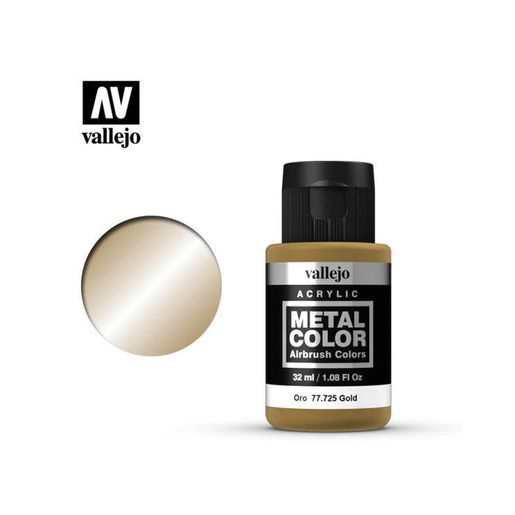 Краска для аэрографии "Metal Color" 77.725 Gold