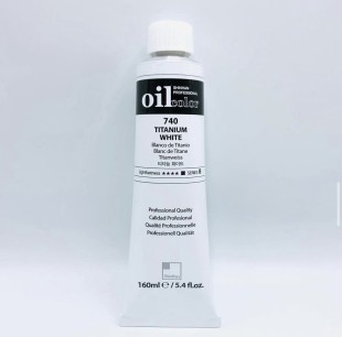 Краска масляная ShinHan "Professional" №740 Белила титановые, туба 100мл