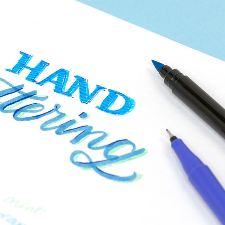 Набор фломастеров "Milan" 10 цветов в картонной упаковке (кисть наконечник) 