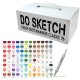 Набор Sketchmarker Classic "DoSketch" 96 маркеров в пластиковом пенале