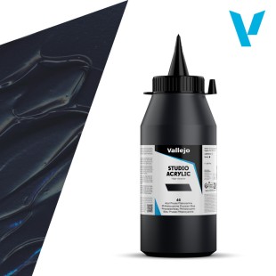 Акрил Vallejo "Studio" 46 Phthalocyanine Prussian Blue (Прусский синий фтало), 1л