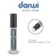 Акриловый маркер Darwi "Acryl Opak" №010 белый, наконечник 15 мм