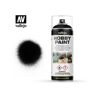 Аэрозольная краска Vallejo "Hobby Paint" Black /400 ml.
