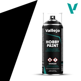 Грунт-краска Vallejo "Hobby Paint" 28.012 Black, 400 мл