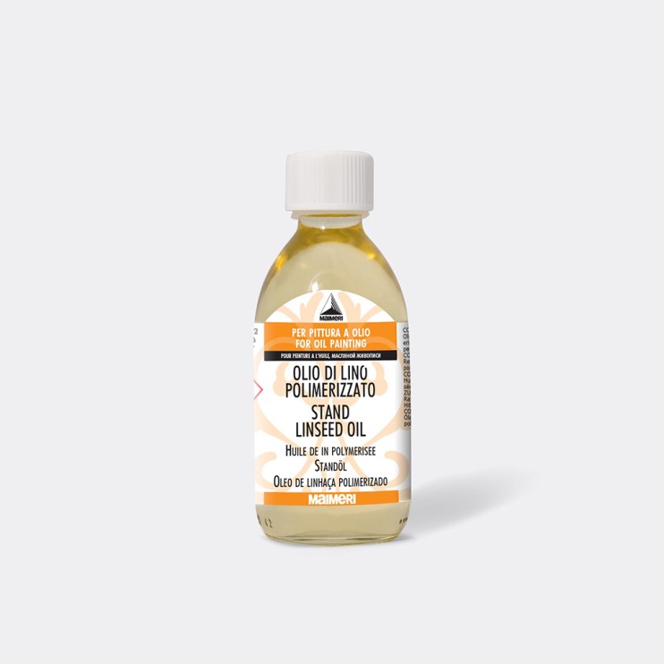Масло льняное Maimeri "Stand Linseed Oil" полимеризованное, 250мл (5826652)