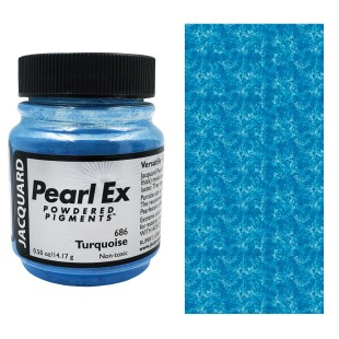 Пудра металлик Jaсquard "Pearl Ex" #686 Turquoise (Бирюзовый)
