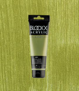 Акрил Blockx Artist №51 Metallic green gold/ Зеленое золото металлик, 120мл