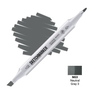 Маркер двусторонний Sketchmarker "Classic" NG3 Нейтральный серый 3