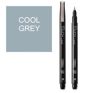 Капиллярная ручка "Touch liner" brush, cool gray