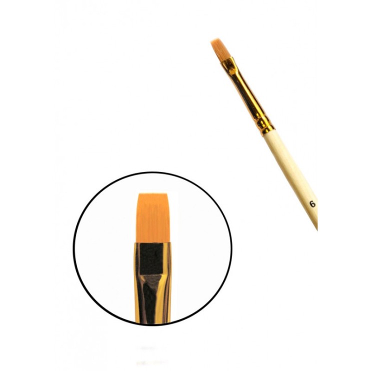 Синтетика плоская Chernaya Rechka "1322" №6 удлиненная ручка