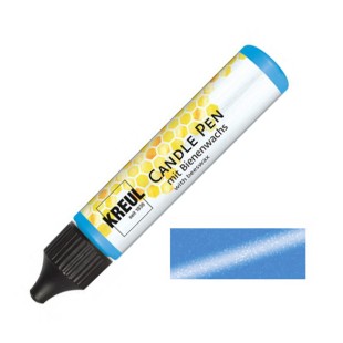 Краска для свечей Kreul "Candle Pen" 29мл, синий металлик