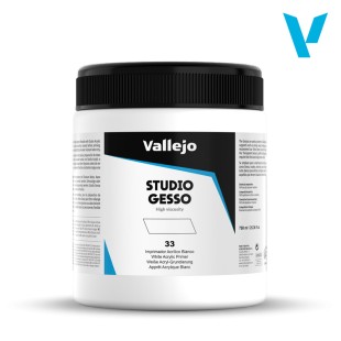 Грунт акриловый Vallejo "Studio" 28.033 White, 750 мл