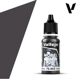 Краска для моделизма Vallejo "Model Color" 70.865 Oily Steel