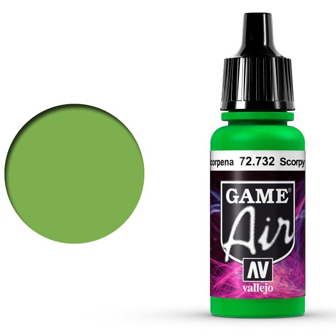 Краска для аэрографии "Game Air" 72.732 Scorpy Green