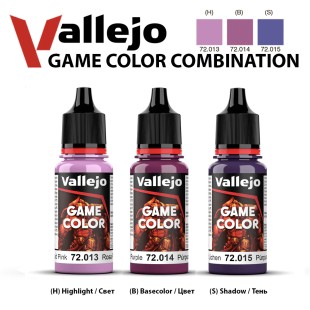 Набор красок для моделизма Vallejo "Game Color" 3 штуки (№013, 014, 015) по 18мл