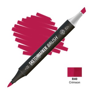 Маркер SketchMarker "Brush" R40 Малиновый