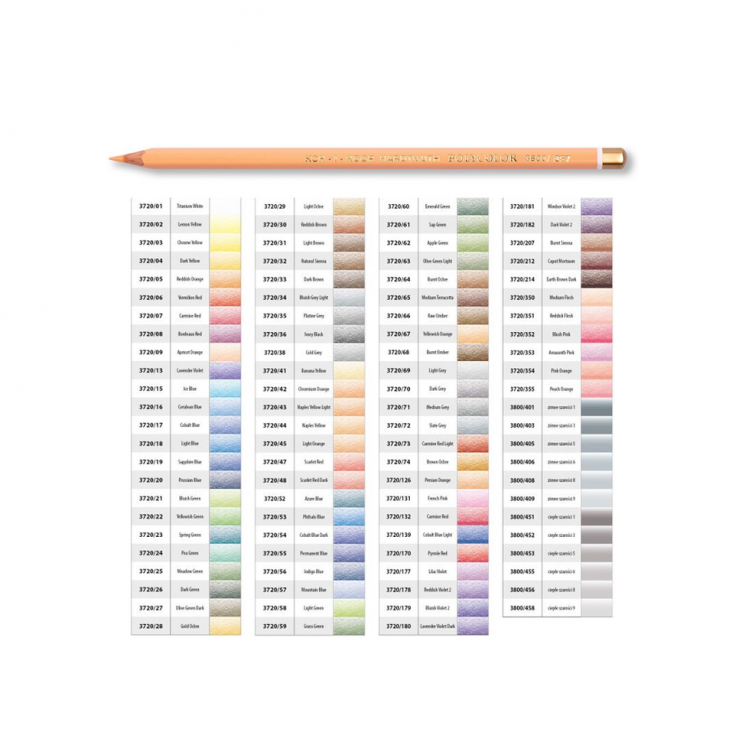 Карандаш акварельный Koh-i-noor "MONDELUZ" №066 умбра натуральная