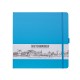 Блокнот для зарисовок Sketchmarker 20x20см, 140г/м2, 80л, твердая обложка Синий Карибский