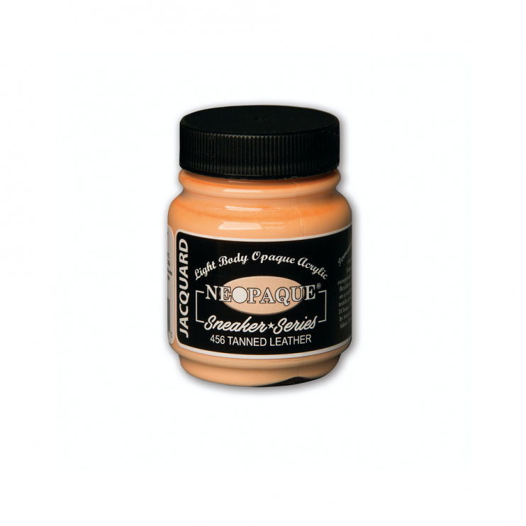 Суперкроющая краска по ткани Jaсquard "Neopaque" #456 Tanned Leather (Бежевая), 66мл