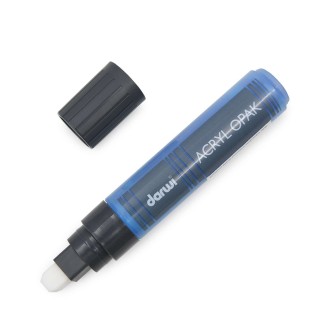 Акриловый маркер Darwi "Acryl Opak" №236 Синий глубокий, наконечник 15 мм (0220015236)