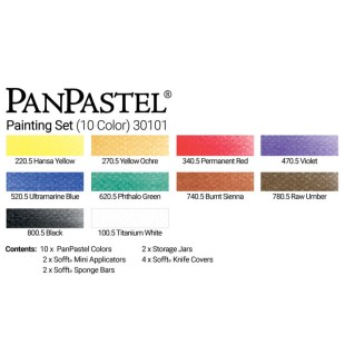Набор сухой пастели PanPastel "Painting" 10 цветов PP30101