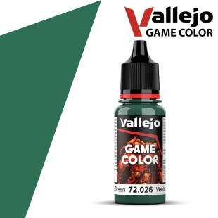 Краска акриловая для моделизма Vallejo "Game Color" 72.026 Jade Green