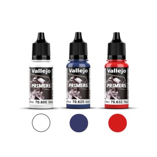 3 полиуретановых грунта "Primers" №600, 625, 632, 18мл