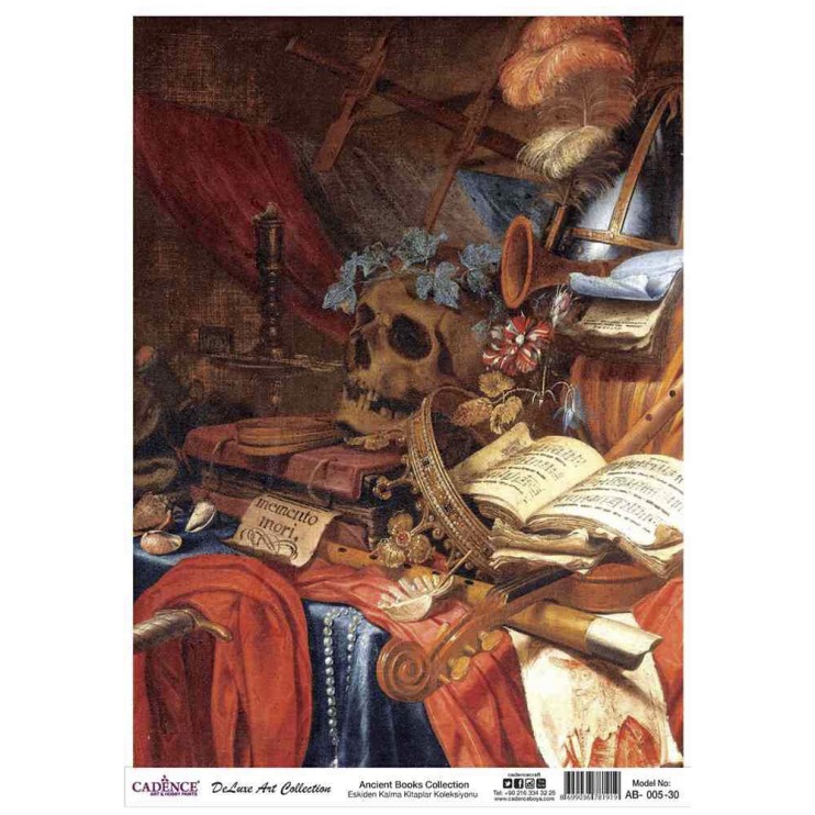 Рисовая карта 30х42см, AB005